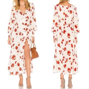 NWT OFFER ASAP! Free People Floral Wrap Maxi, Large